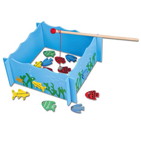 Wonder Co Wooden Fishing Game .